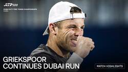Griekspoor Tops Mensik in Dubai QF Thriller, Reaches Semifinals